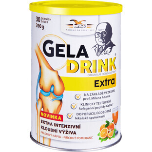 Geladrink Extra drinkpoeder sinaasappelsmaak 390 g