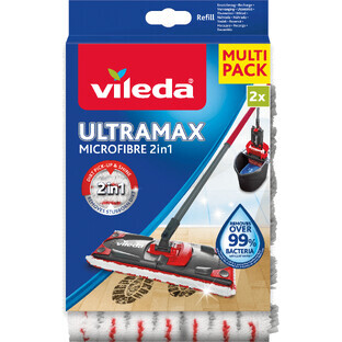 Vileda Ultramax Ultramax Microfiber 2in1 Replacement 2 pcs