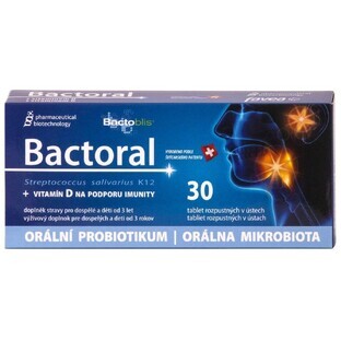 Bactoral + Vitamina D 30 comprimidos