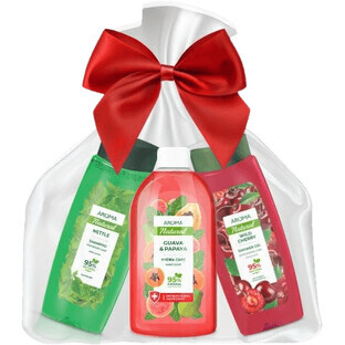 Pachet cadou aromă cosmetice fructe și ierburi 3 buc