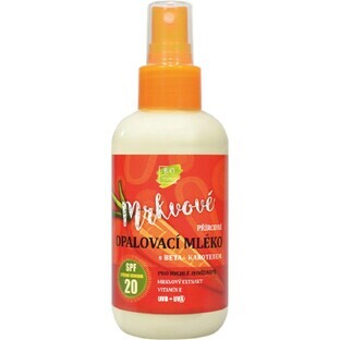 Lozione solare alla carota Vivaco SPF20 con betacarotene 150 ml