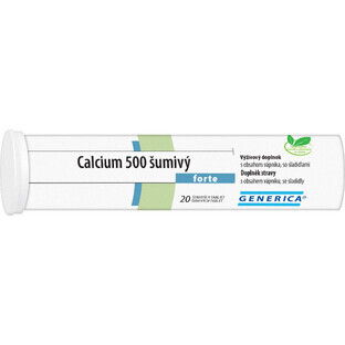 Generica CALCIUM 500 FORTE 20 comprimés effervescents