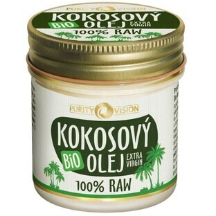 Purity Vision RAW biologische kokosolie in flesje - cosmetisch 120 ml