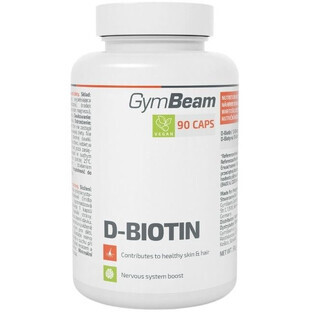 GymBeam D-Biotine 90 capsules