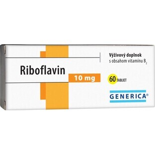 Generica Riboflavin 10 mg 60 Tabletten