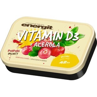 Energit Vitamin D3 + Acerola 42 Tabletten