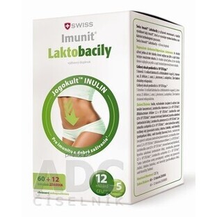 Swiss Imunit LAKTOBACILY 72 capsule