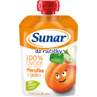Sunar Do ručičky Apricot fruit capsule 4m+ 1 x 100 g