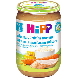 HiPP Groenten met kalkoengehakt 220 g