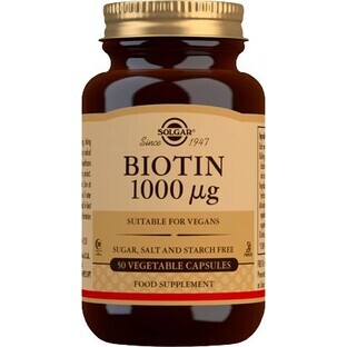 Solgar Biotina 50 cápsulas