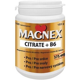 Vitabalans Oy Magnex Citrat + B6 100 comprimate