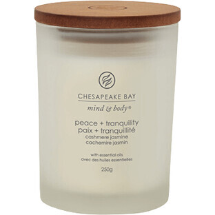 Vela de vaso mediana perfumada Chesapeake bay Peace & Tranquility 250 g