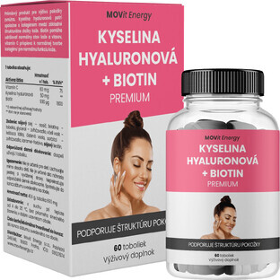 Movit Energy Acid hialuronic + Biotin PREMIUM 60 capsule