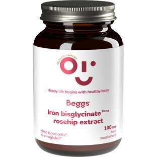 Beggs Eisenbisglycinat 20mg, Hagebuttenextrakt 100 Kapseln