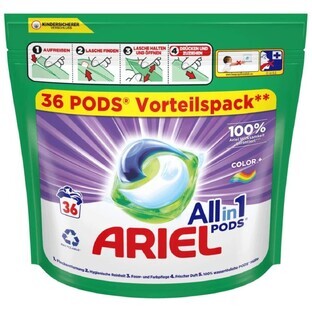 Ariel Color+ 36 cápsulas