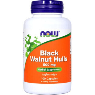 Now Foods Zwarte walnoot 500mg 100 capsules
