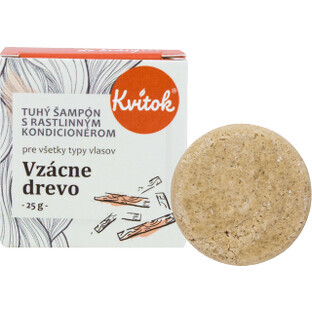 Kvitok Solid shampoo with conditioner Precious Wood 25 g