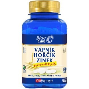 VitaHarmony Calcium & Magnesium & Zink Forte + Vit. D3 + K2 130 Tabletten