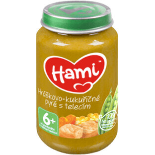 Hami Purè di carne e verdure con purè di piselli e mais con vitello 200 g