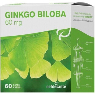 Nefésanté GINGKO BILOBA 60 mg 60 cápsulas