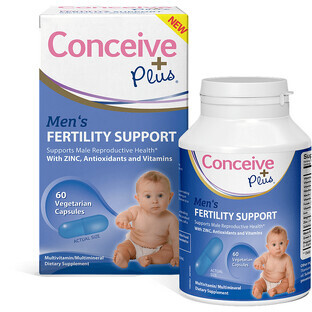 Sasmar Conceive Plus Apoyo a la Fertilidad Masculina - vitaminas para hombres 60 cápsulas