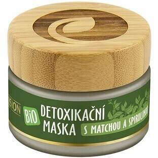 Purity Vision Bio Ontgiftend masker met matcha en spirulina 40 ml