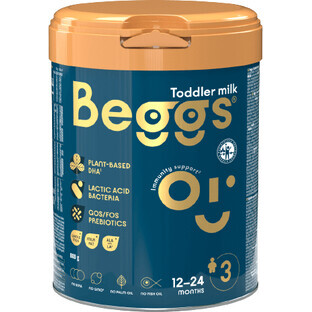 Beggs 3 leche para niños pequeños 800 g