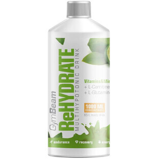 GymBeam ReHydrate lemon lime 1000 ml