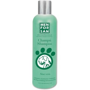Menforsan Shampooing apaisant à l'Aloe Vera pour chiens 300 ml