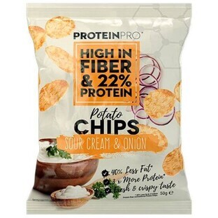 ProteinPro Chips de Crema y Cebolla 50 g