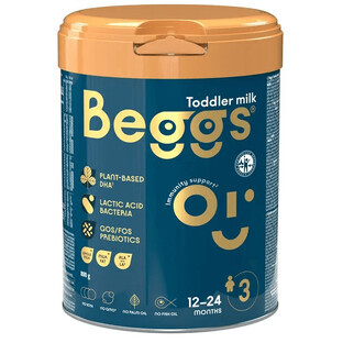 Beggs 3 leche para niños pequeños 800 g