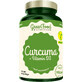 GreenFood Nutrition Cúrcuma + Vitamina D3 90 cápsulas