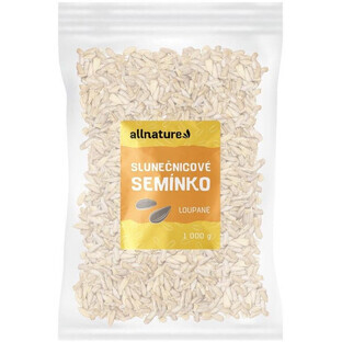 Allnature Semillas de girasol mondadas 1000 g