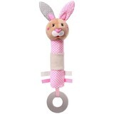 BabyOno Julia Hase Quietsches Spielzeug mit Beißring Julia Hase 6m+