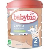 Babybio Caprea 2 Continuation latte di capra biologico per neonati 800 g