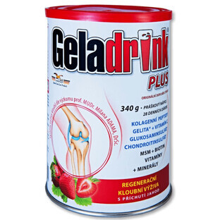 Geladrink Plus Aardbei 340 g