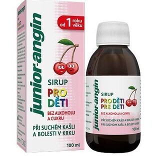Junior-angin kersensiroop voor kinderen 100 ml