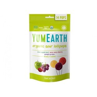 YumEarth Piruletas de frutas ácidas ecológicas 14 unidades