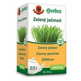 Herbex Infusión de Cebada Verde, 20 x 2,5 g