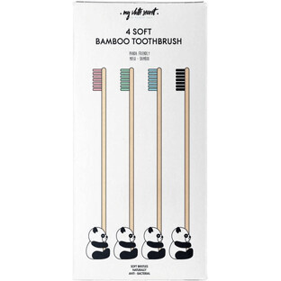 My White Secret Bamboo Toothbrush 4 pieces