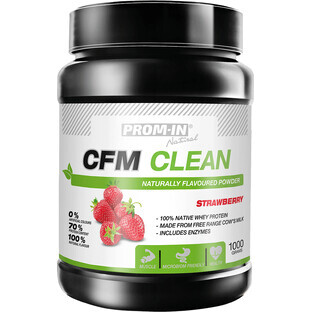 Prom-In CFM Clean Eiwit met Stevia, aardbeiensmaak 1000 g