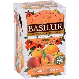 Basilur Frucht Orange Pfirsich Tee 20 x 1,8 g