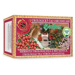 Herbex Infusión urológica con arándanos, 20 x 3 g