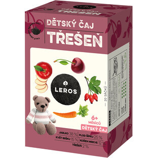 Leros Ceai de cireșe pentru copii, 20 x 2 g