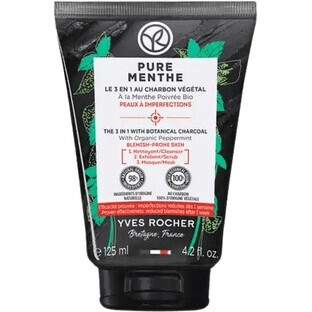 Yves Rocher 3-in-1-Reinigungs-Peeling-Maske 125 ml