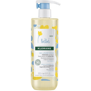 Gel de spălare delicată Klorane Bébé, 500 ml