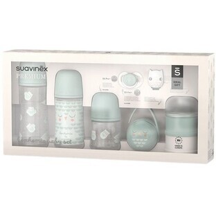 Suavinex Bonhomia Set nou-născut premium - verde 7 buc