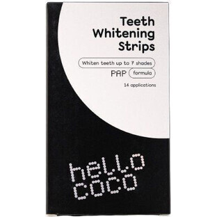 hello coco Bandes de blanchiment des dents PAP+ (bandes de blanchiment des dents) 28 pcs