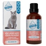 Topvet Alcohol ear drops for cleaning cats 50 ml
