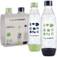 Sodastream Fitil sticlă verde/albastru pentru mașină de spălat vase 2 buc